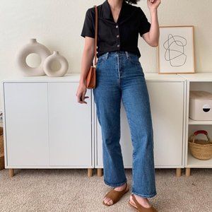 LEVI’S Ribcage Straight Ankle Jeans Size 24